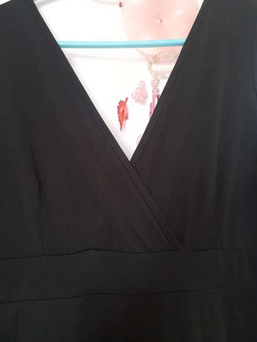 Formal Black Ruched Dress. Second-hand. Only been worn once