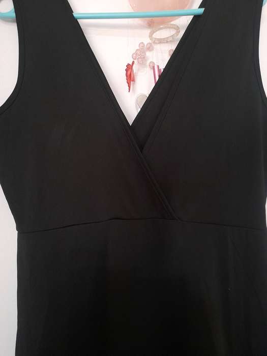 Formal Black Ruched Dress. Second-hand. Only been worn once
