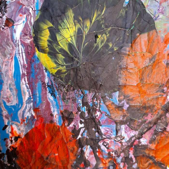 Floral Pulse | Acrylic Abstract Art Painting On Canvas