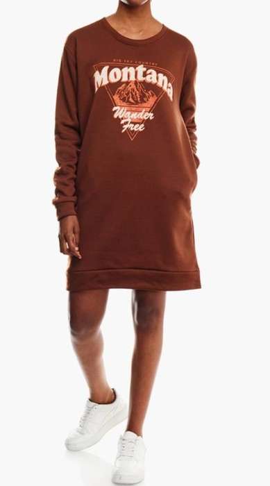 Womens Brown Sweater Dress ( Brand New ) hasn't been worn
