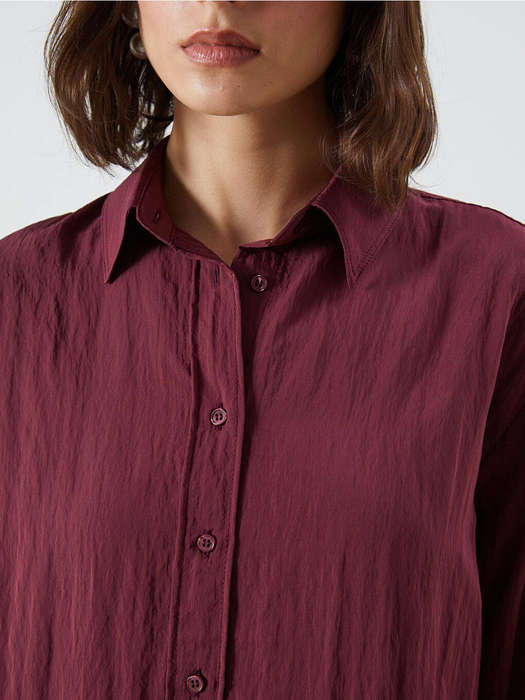 Maroon Long Sleeve Tunic Shirt ( Size 10 ) Second-hand. Only been worn onceMaroon Long Sleeve Tunic