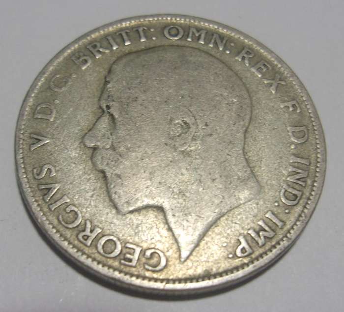 1922 British silver Florin coin