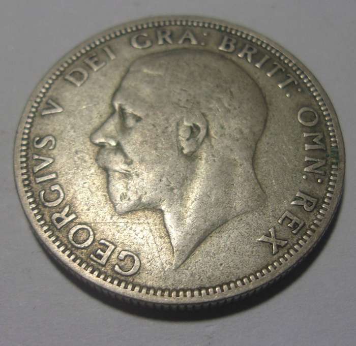 1929 British silver Florin coin