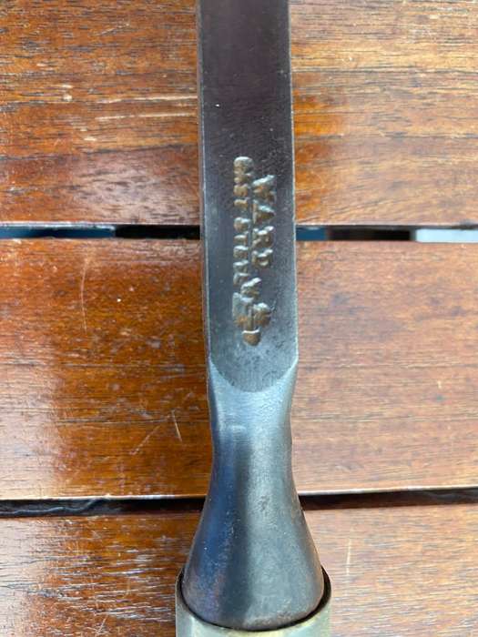 Ward Cast Steel Swan Neck Lock Mortise Chisel.
