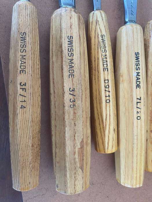 11 Swiss-made Wood Carving  Chisels.
