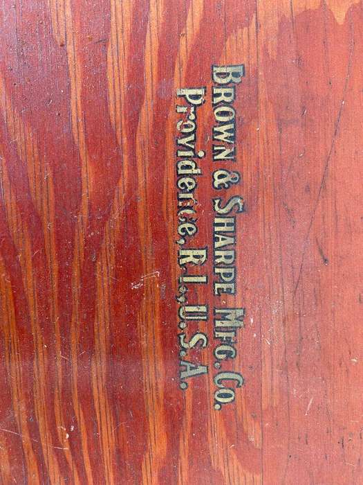 Beautiful Brown Sharp Combination Square set.  - Apparently, in the Same Class as Starrett.