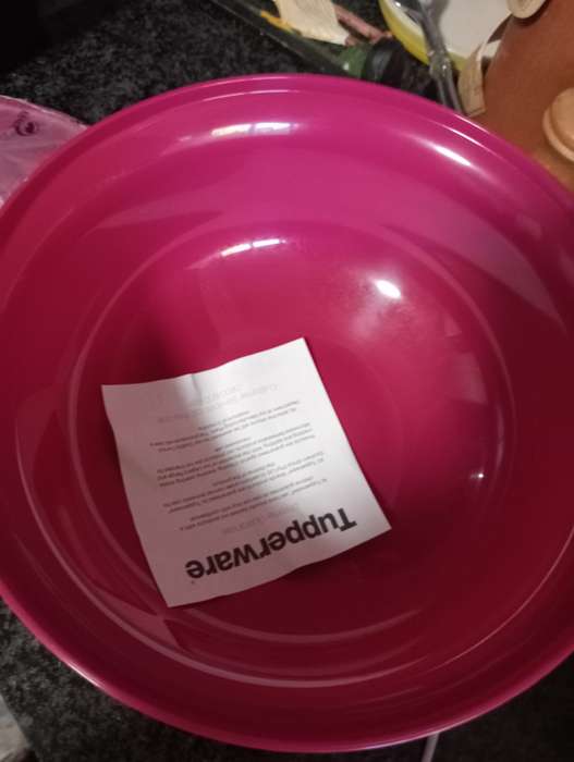 2 litre Tupper bowl with lid