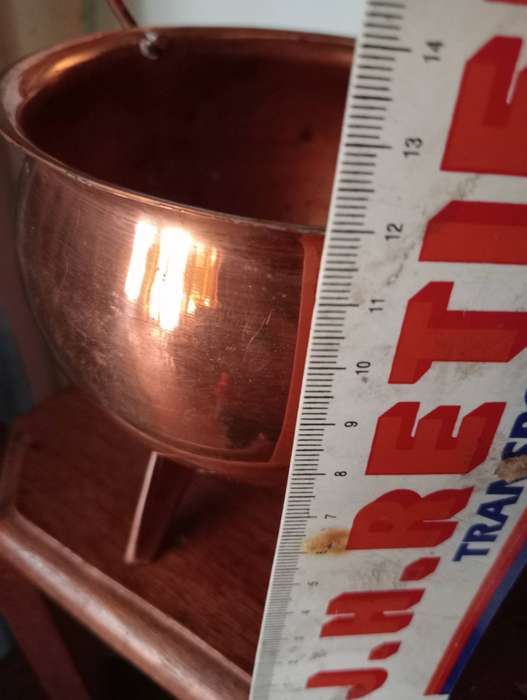 3 FEET COPPER BUCKET WITH HANDLE