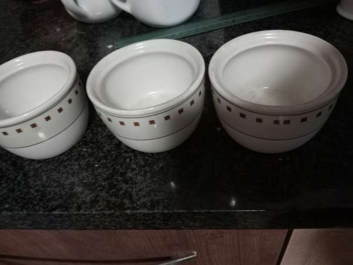 3 SMALL CONTINENTAL BUCKETS