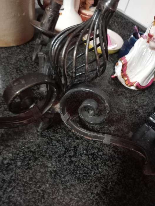 VINTAGE 3 TIER IRON CEILING LIGHT