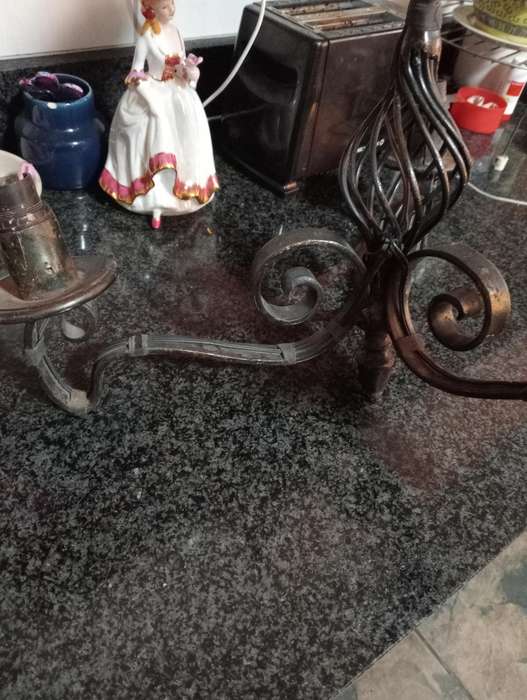 VINTAGE 3 TIER IRON CEILING LIGHT