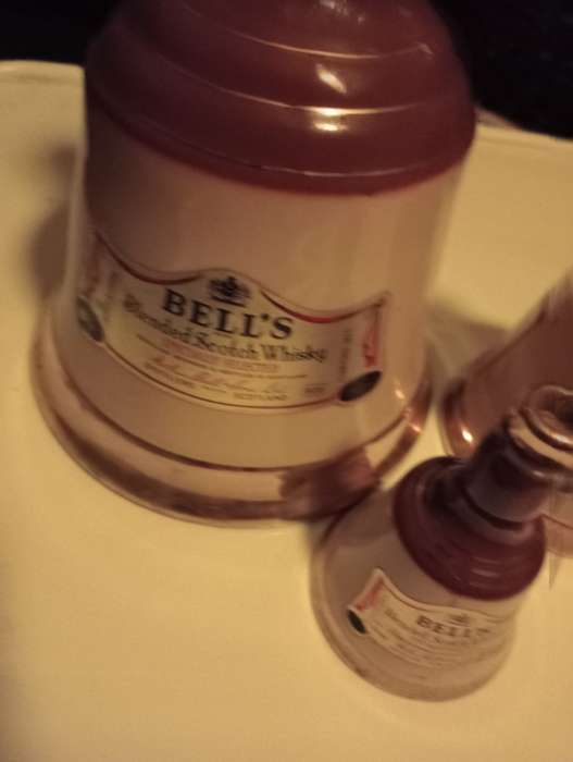 3 VINTAGE WADE BELLS DECANTERS