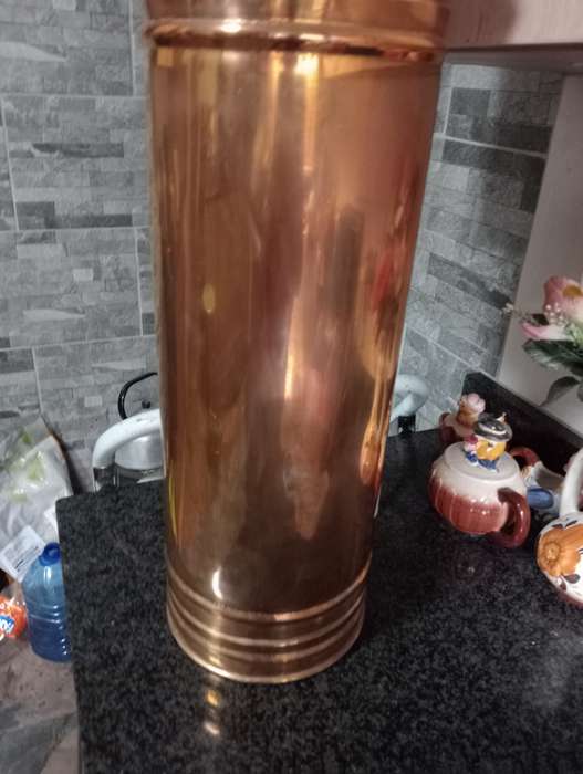 VINTGE LONG BRASS PLANTER