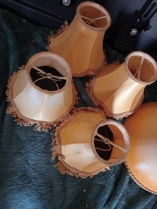 5 SMALL LAMP SHADES