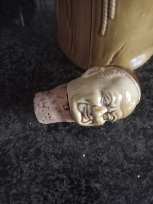 ANTIQUE RARE ABBOTS SCOTCH WHISKEY DECANTER