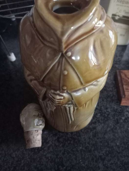 ANTIQUE RARE ABBOTS SCOTCH WHISKEY DECANTER