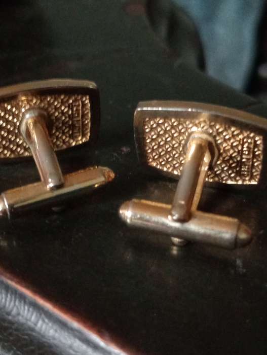 VINTAGE GOLD PLATED ARBEIDSAAMHEID CUFFLINKS