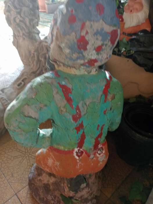 VINTAGE BIG GARDEN GRANDP GNOME