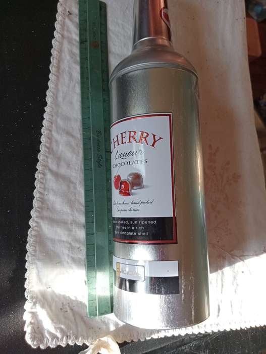 2 EMPTY CHERRY LIQUEER TINS