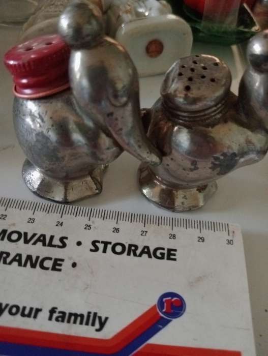 VINTAGE CHINA SALT AND PEPPER SET