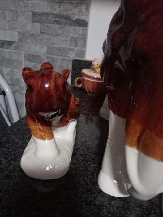 VINTAGE PORCELAIN ELEPHANT FAMILY