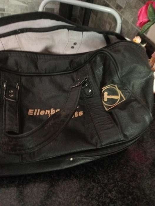 VINTAGE ELLENBERGER AND KAHTS LEATHER BAG