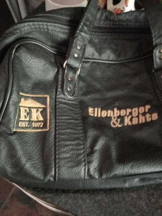 VINTAGE ELLENBERGER AND KAHTS LEATHER BAG