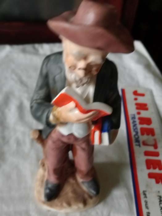 VINTAGE GRANDPA READING ORNAMENT
