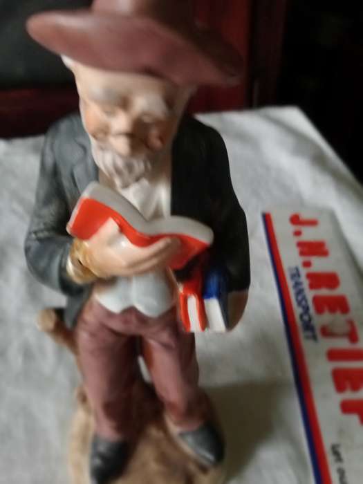 VINTAGE GRANDPA READING ORNAMENT