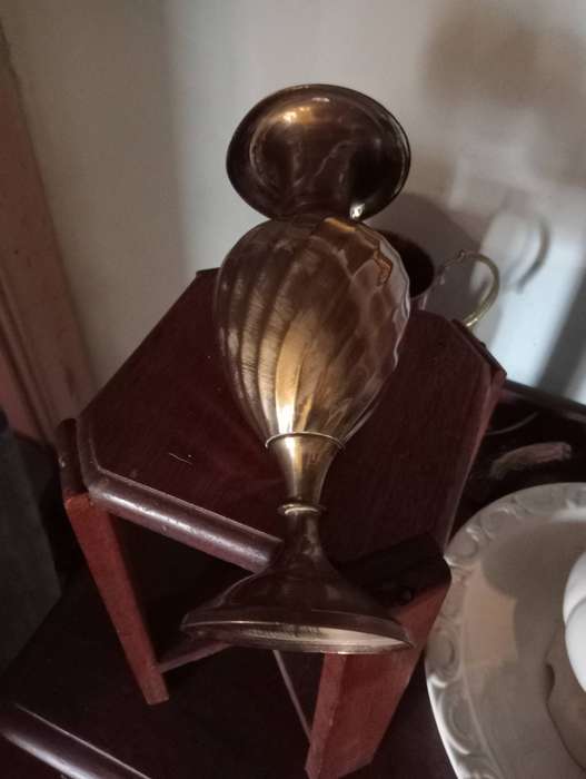 VINTAGE BRASS VASE