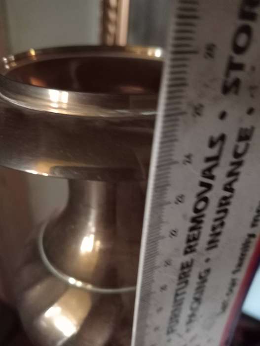VINTAGE BRASS VASE