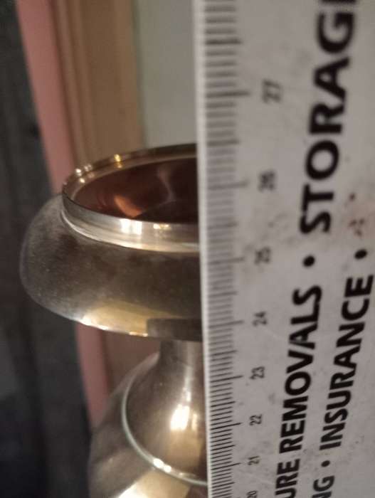 VINTAGE BRASS VASE