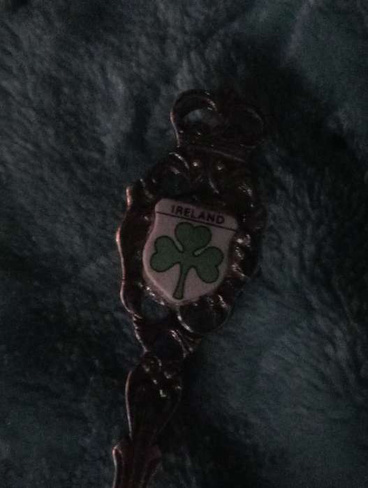 VINTAGE IERLAND  SILVERPLATED COLLECTABLE SPOON