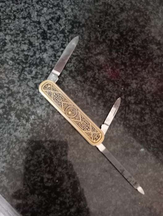 VINTAGE RARE 1950 S  BAYER BIERHOFF SOLINGEN GERMANY ROSTFREI FOLDING POCKET KNIVE