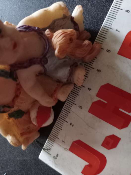 VINTAGE SMALL BABY BOY AND GIRL ORNAMEN