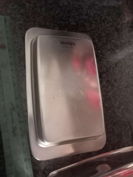 VINTAGESTAINLESS STEEL BUTTERDISH