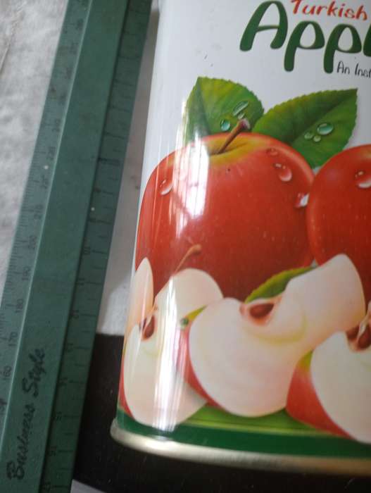 VINTAGE TURKISH APPLE CIDER TIN