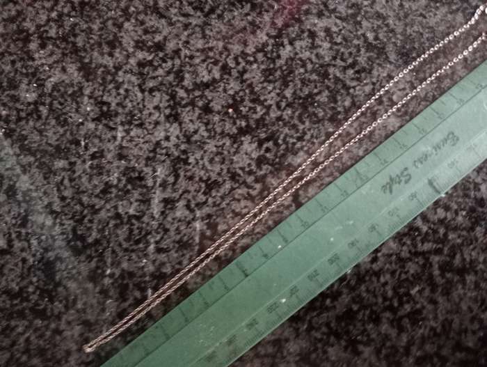 VINTAGE 42CM STERLING SILVER CHAIN