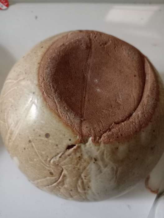 VINTAGE POTTERY CANDLE HOLDER