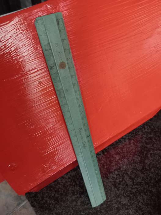 VINTAGE SOLID RED POSTBOX