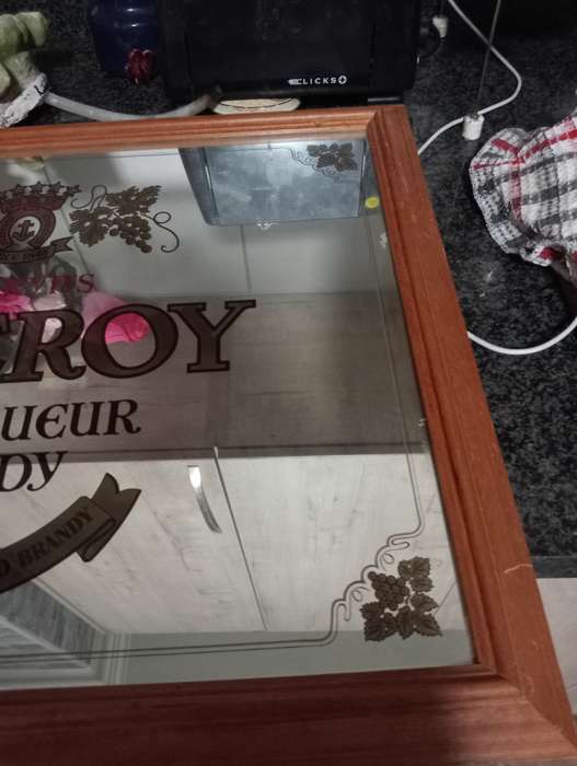 VINTAGE VICEROY BRANDY MIRROR