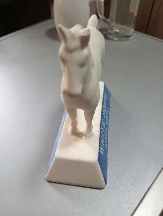 VINTAGE WHITE HORSE WHISKEY STAND