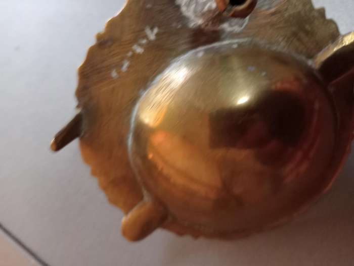 VINTAGE BRASS ASHTRAY