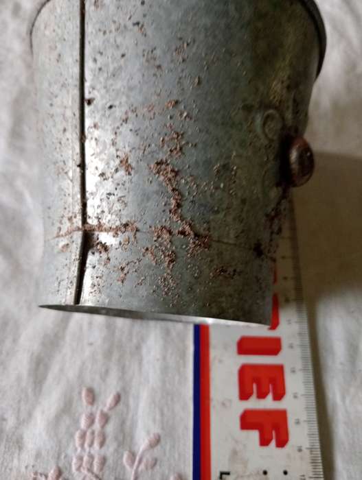 VINTAGE PLANT BUCKET WITH HANDLE