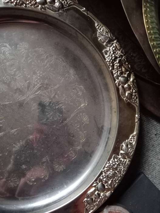 Vintage brass tray