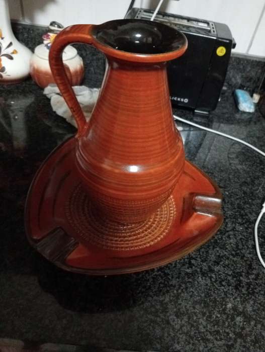 VINTAGE POTTERY SET MADE IN GERMANY