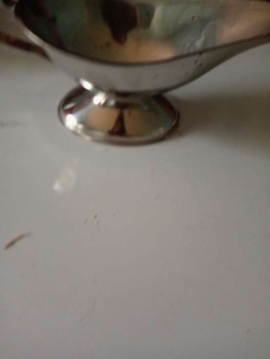VINTAGE STAINLESS STEEL GRAVY DISH