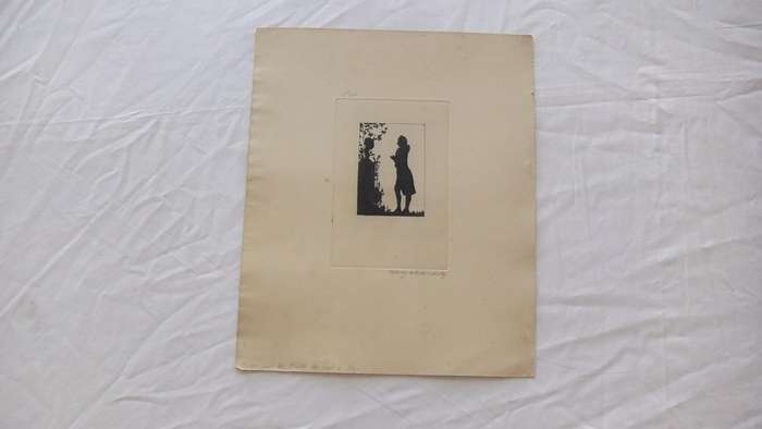 An original etching by international artist Hedwig Brecher Eibuschitz