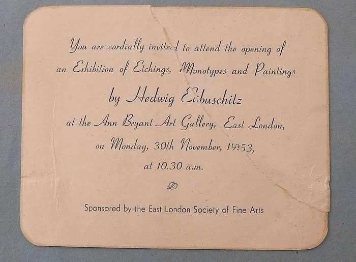 A Collection of Original Art by Artist Hedwig Brecher Eibuschitz