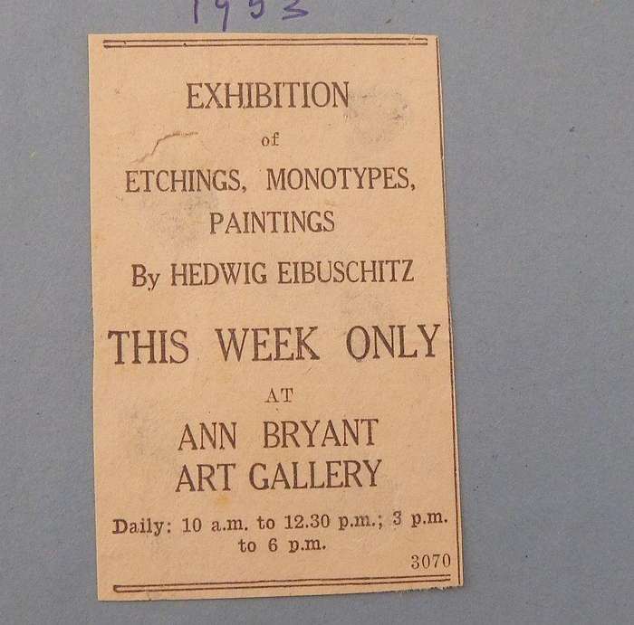 A Collection of Original Art by Artist Hedwig Brecher Eibuschitz